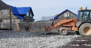 Отсыпка участка Тара, цена от 206 р./куб.